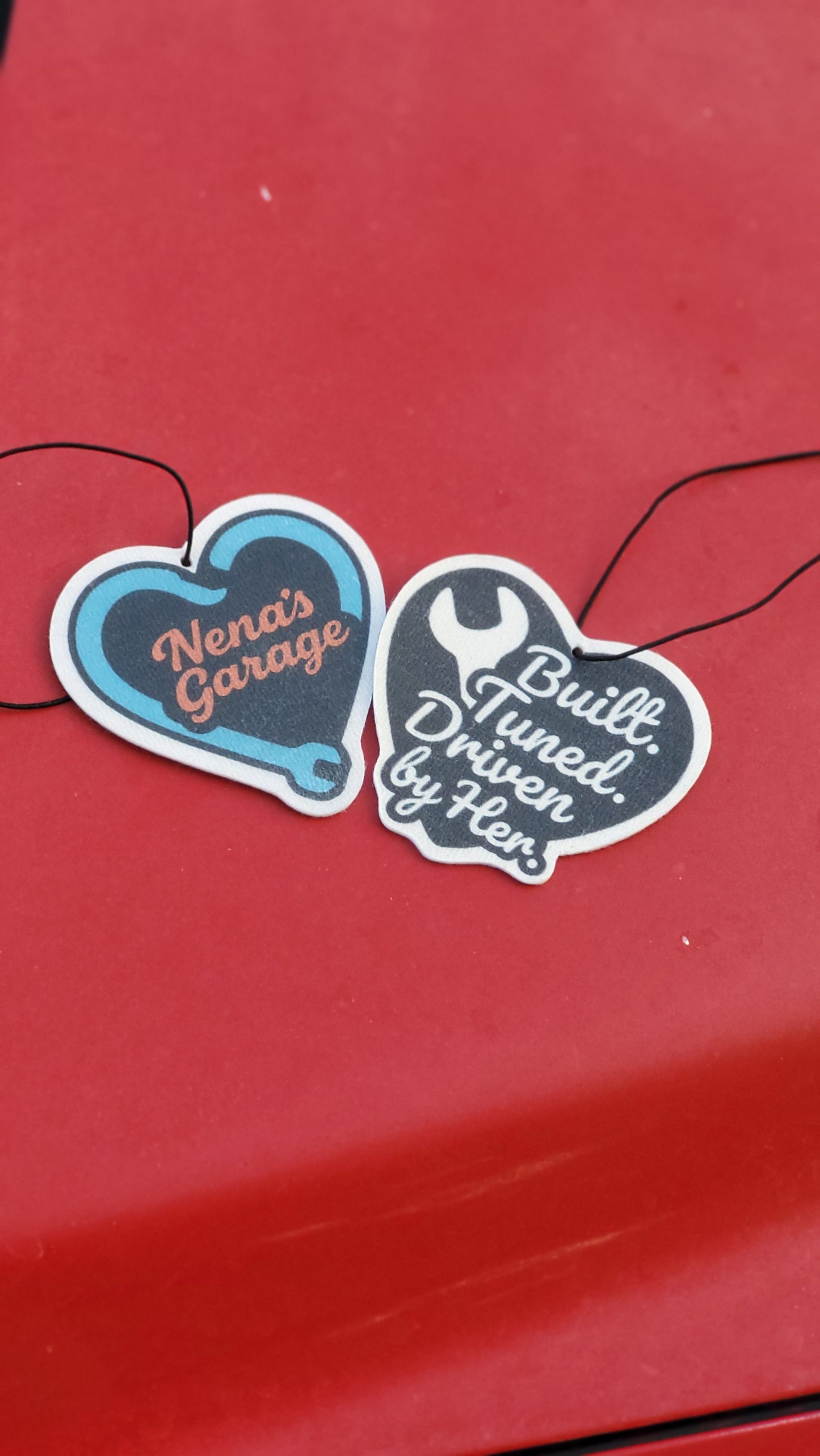 Nena's Garage custom air freshener