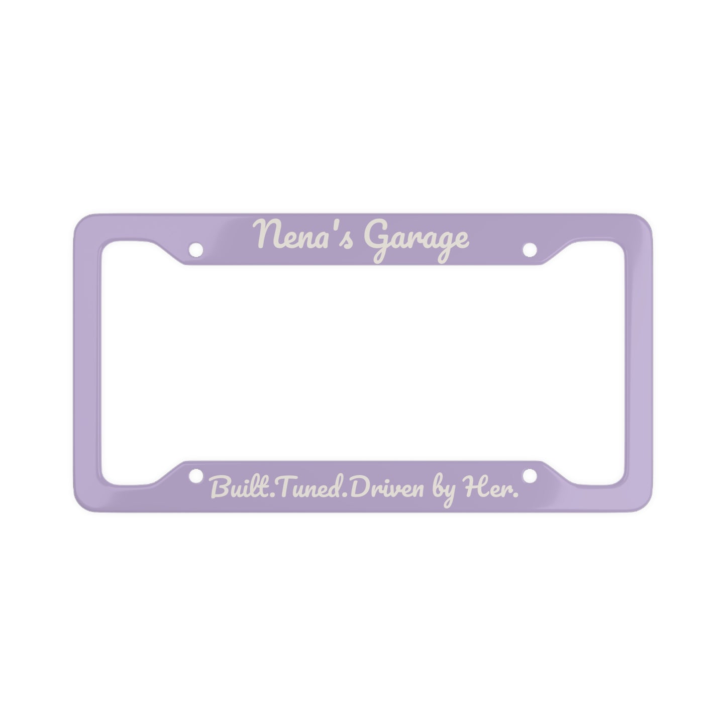 Nena’s Garage License Plate Frame